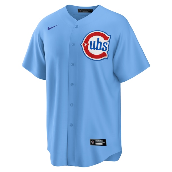 Chicago Cubs Nike 2nd Alternate Replica 2.0 Jersey - Light Blue