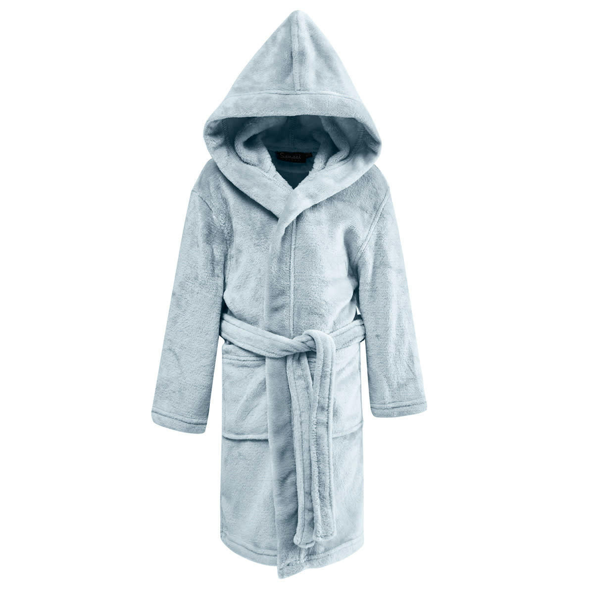 KOMO KIDS - Peignoir enfant polaire chaud à capuche  nuage 03/04 ans
