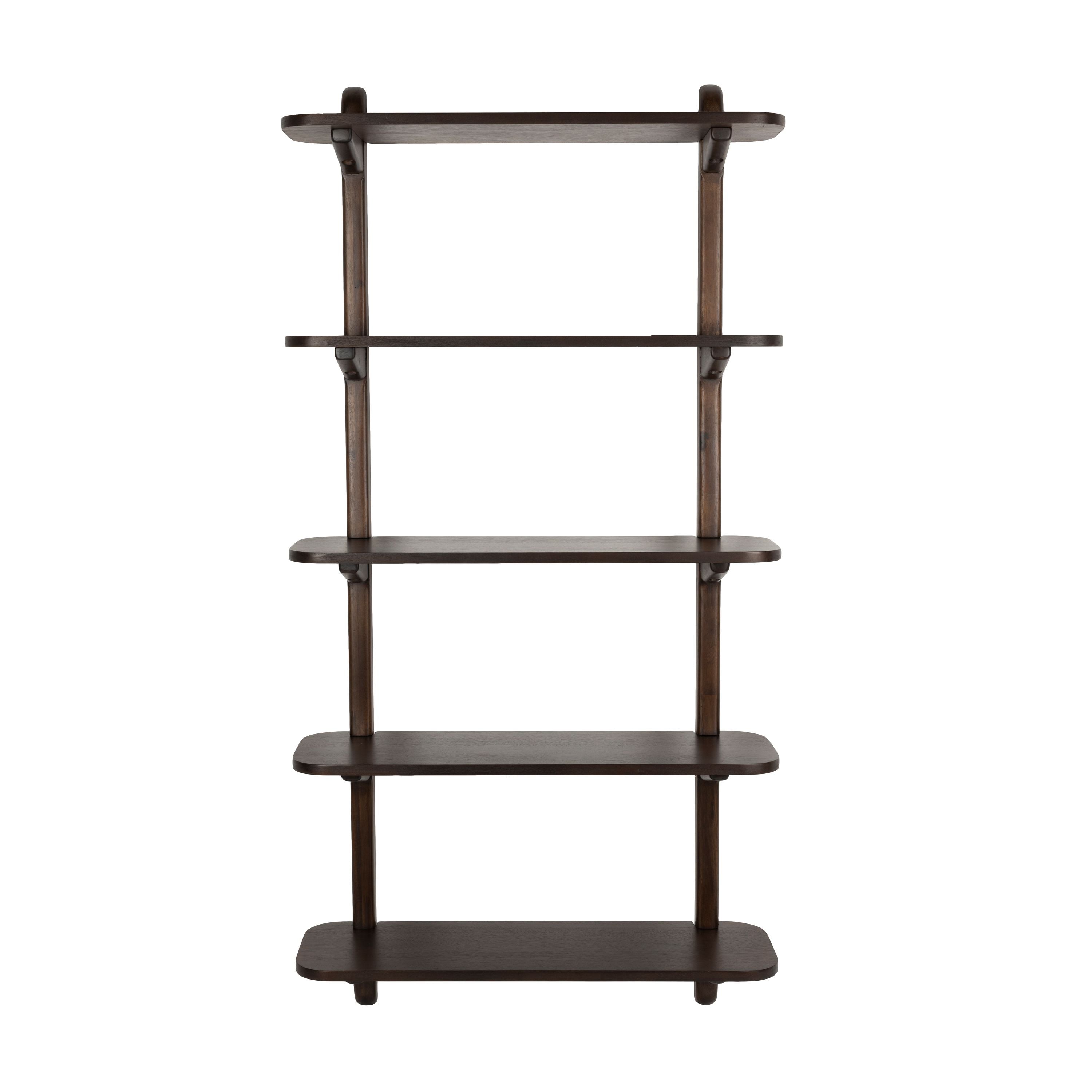 Zuiver Hogar Wandkast/ Wandplanken Donkerbruin