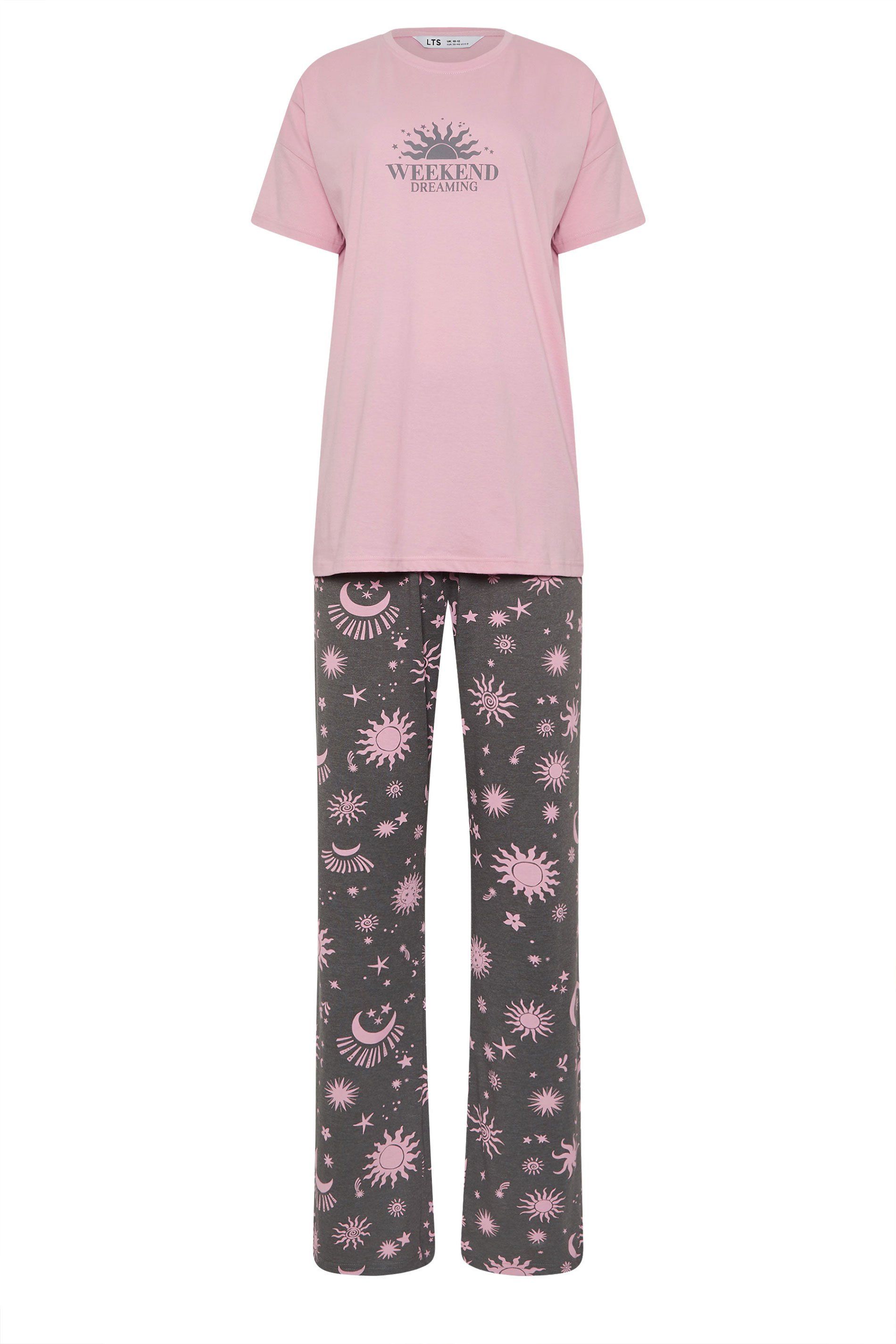 Long Tall Sally Tall 'Weekend Dreaming' Slogan Pyjama Set