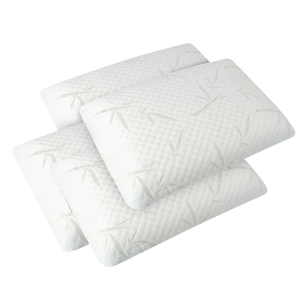 BELLECOUR - Lot de 4 oreillers 40x60   Mémoire de forme s