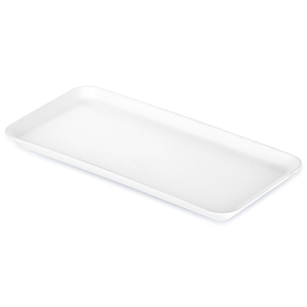 Taca do serwowania biała prostokątna 29,5x15 cm