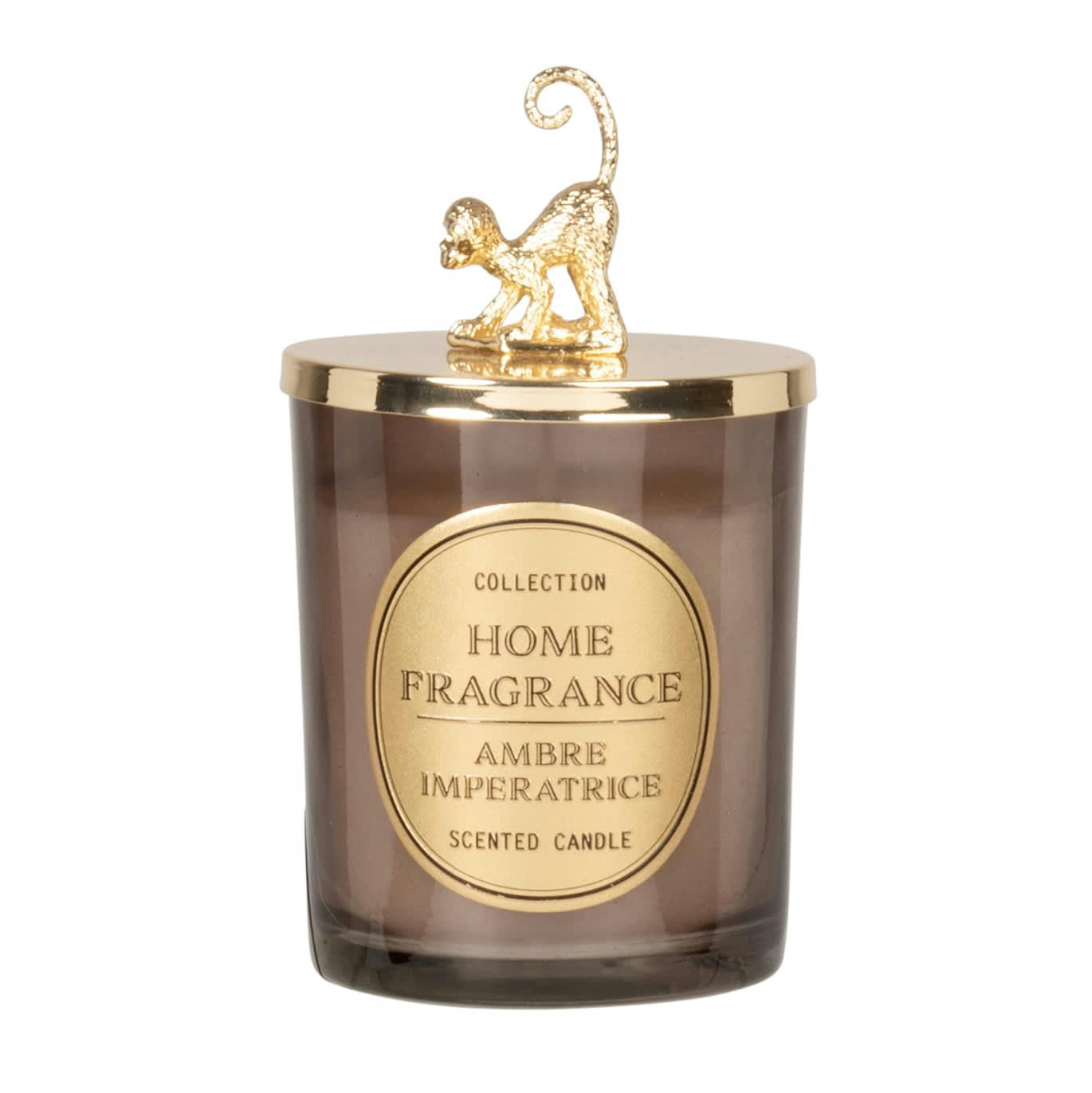 MONKIA - Bougie parfumée dorée et vieux mauve 140 g