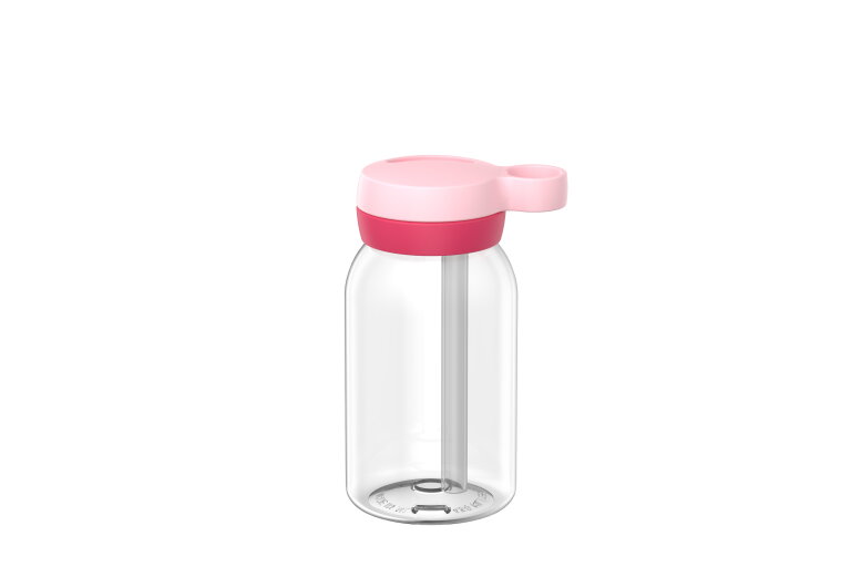 Campus drinkfles met rietje 450 ml - Cool pink