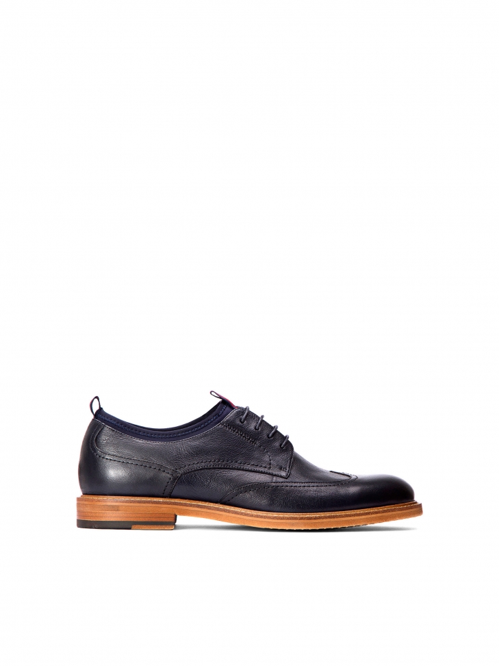 Men's navy blue Derby shoes