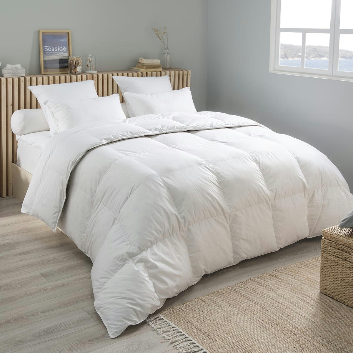- Couette Saphir Tempérée - 80% duvet de canard 240x260 cm - DUNLOPILLO