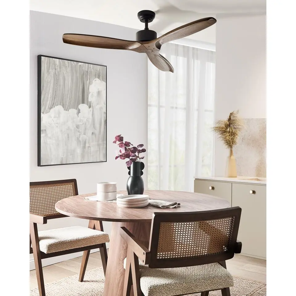 ARANI - Plafondventilator - Bruin - Hout