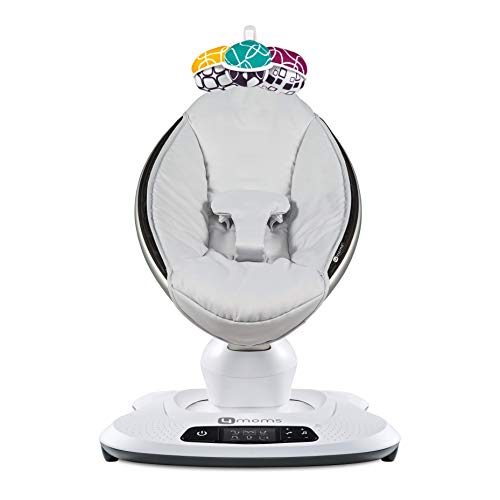 4moms庐 mamaRoo 4 Multi-MotionTM Baby Swing, Bluetooth Baby Rocker with 5 Unique Motions