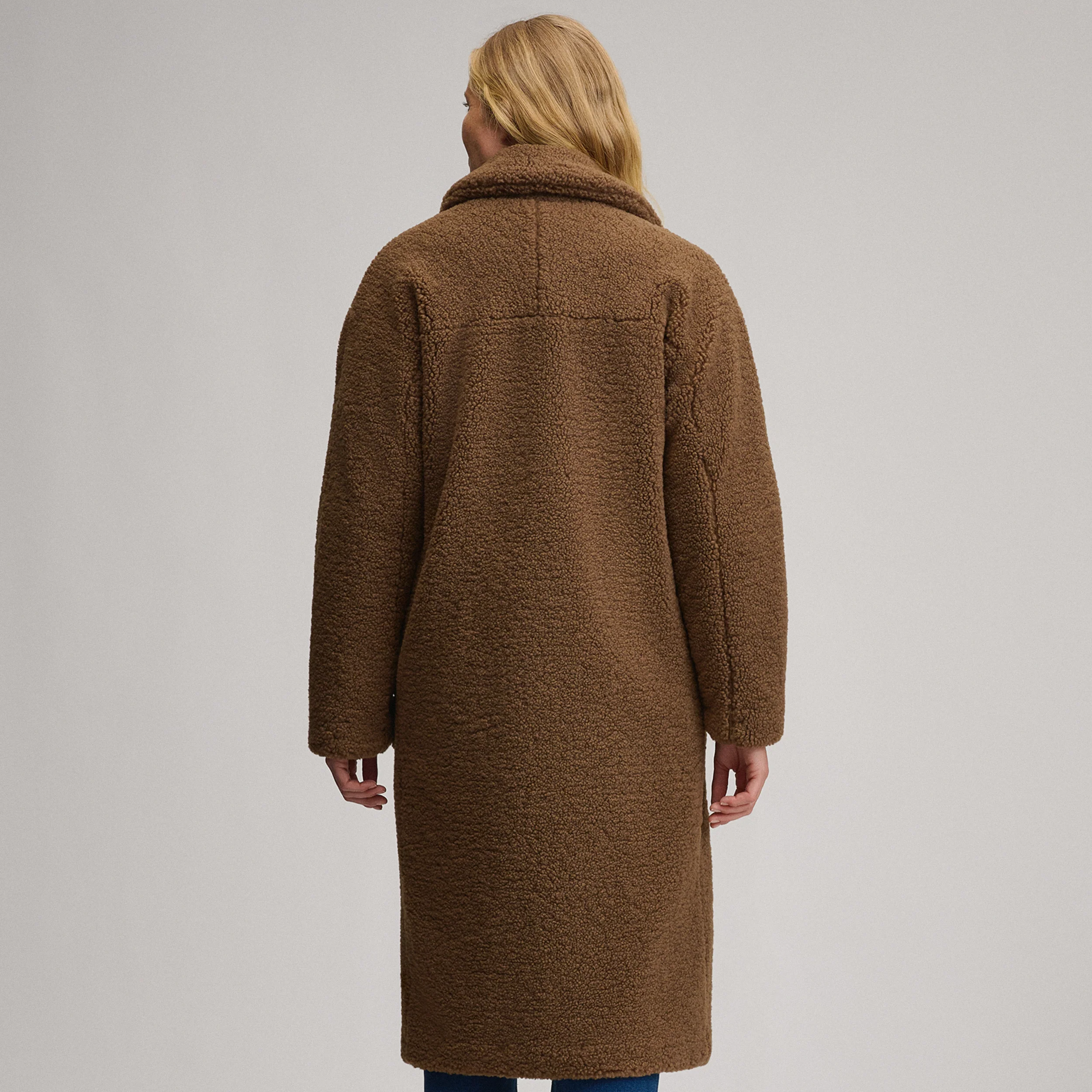 Women's Plush Trench Coat