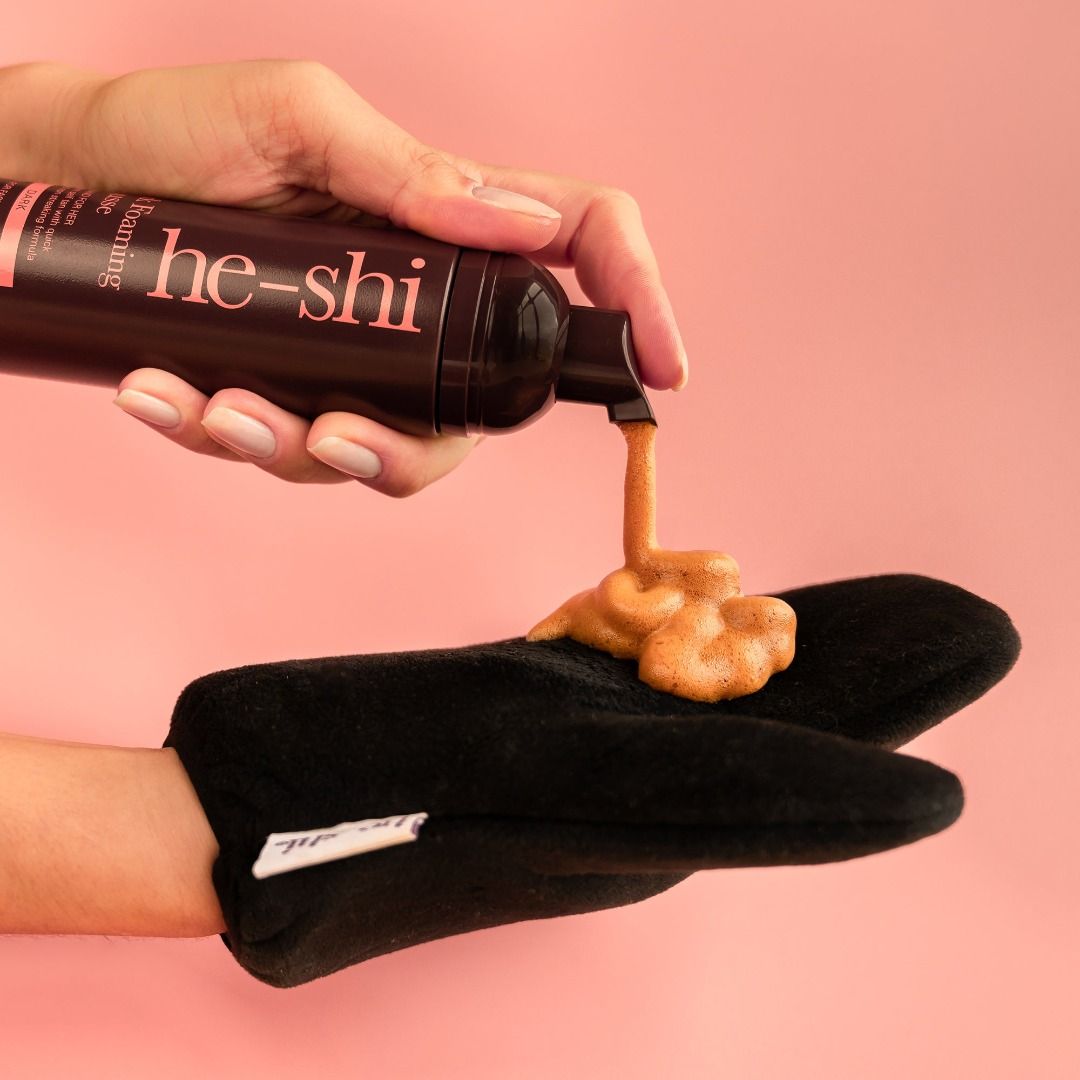 He-Shi Tan Dark Foaming Tanning Mousse / Body Tan