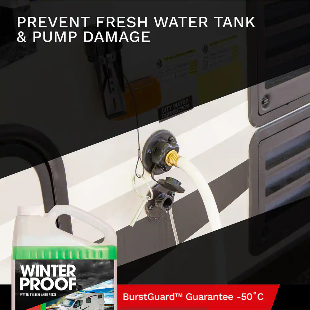 WinterProof™ - RV Water System Antifreeze with BurstGuard™ Guarantee -50°C, 3.78 L