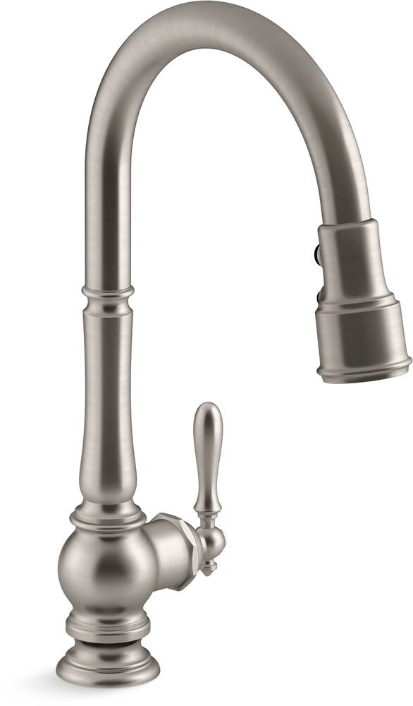 Kohler Artifacts Kitchen Faucet, Vibrant Stainless