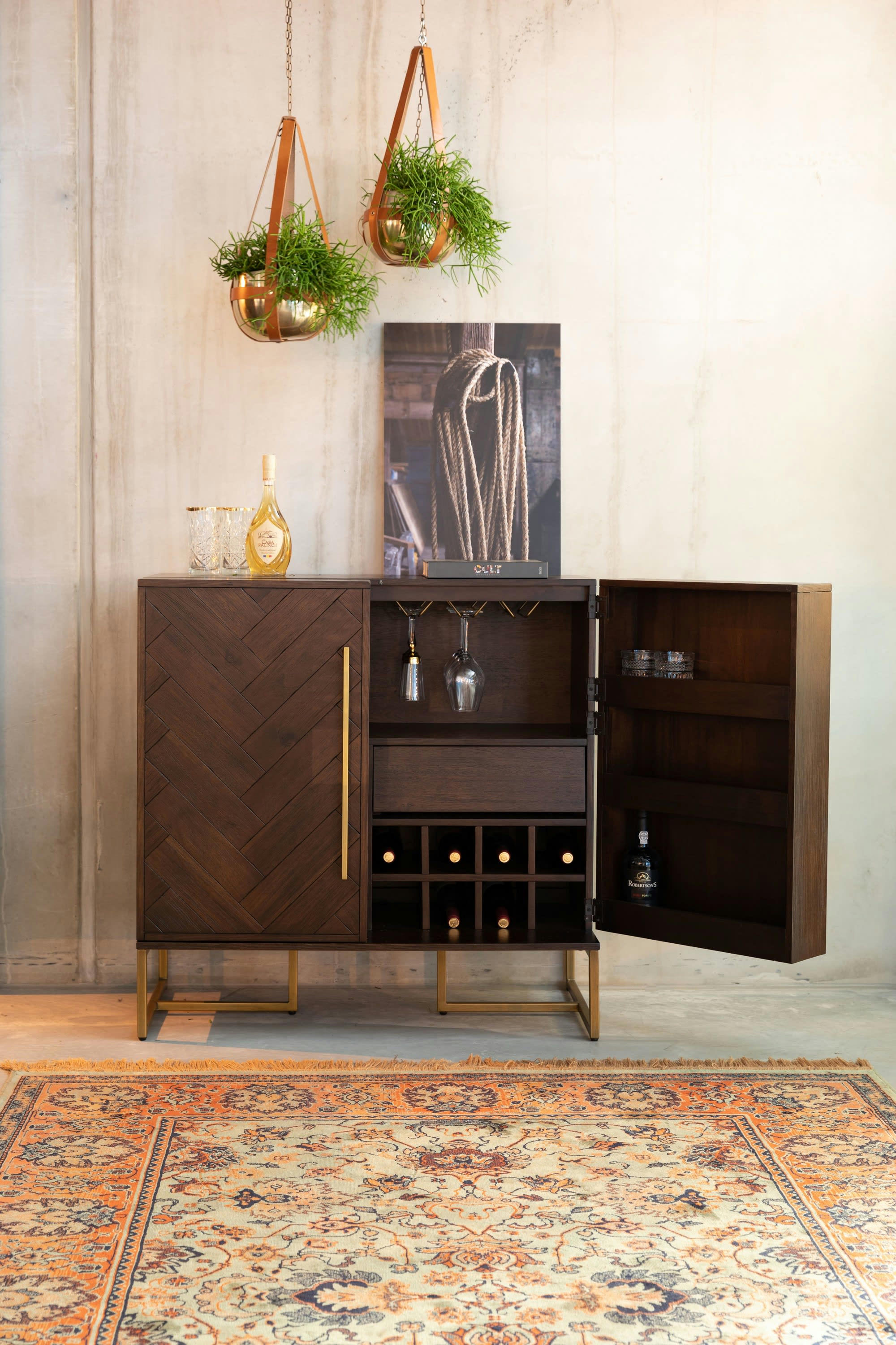 CLASS - Buffet en acacia marron