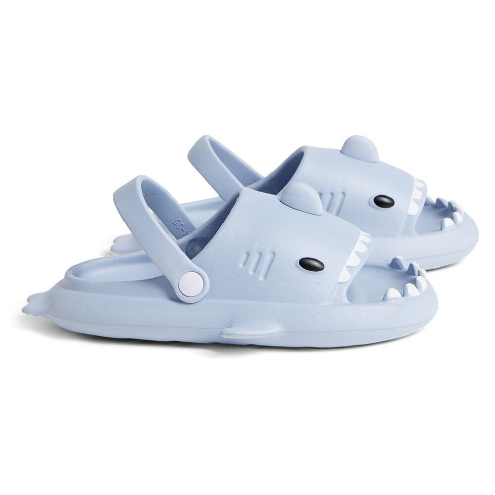 Chaussons requin enfant caoutchouc gris et rose 30/31