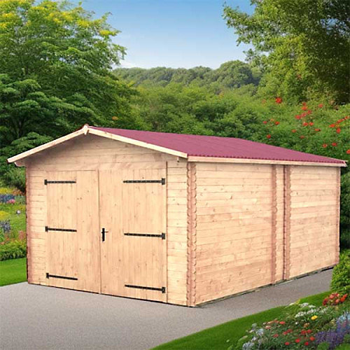 Garage en bois Denis 17.16 m - Foresta