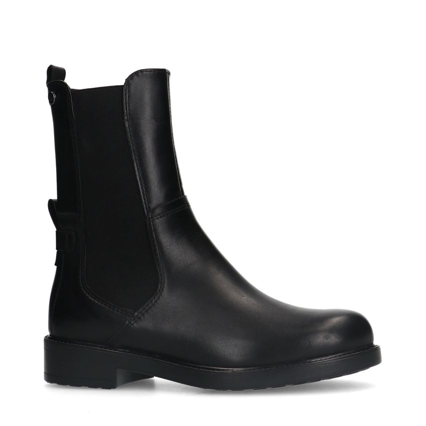No Stress Zwarte leren chelsea boots