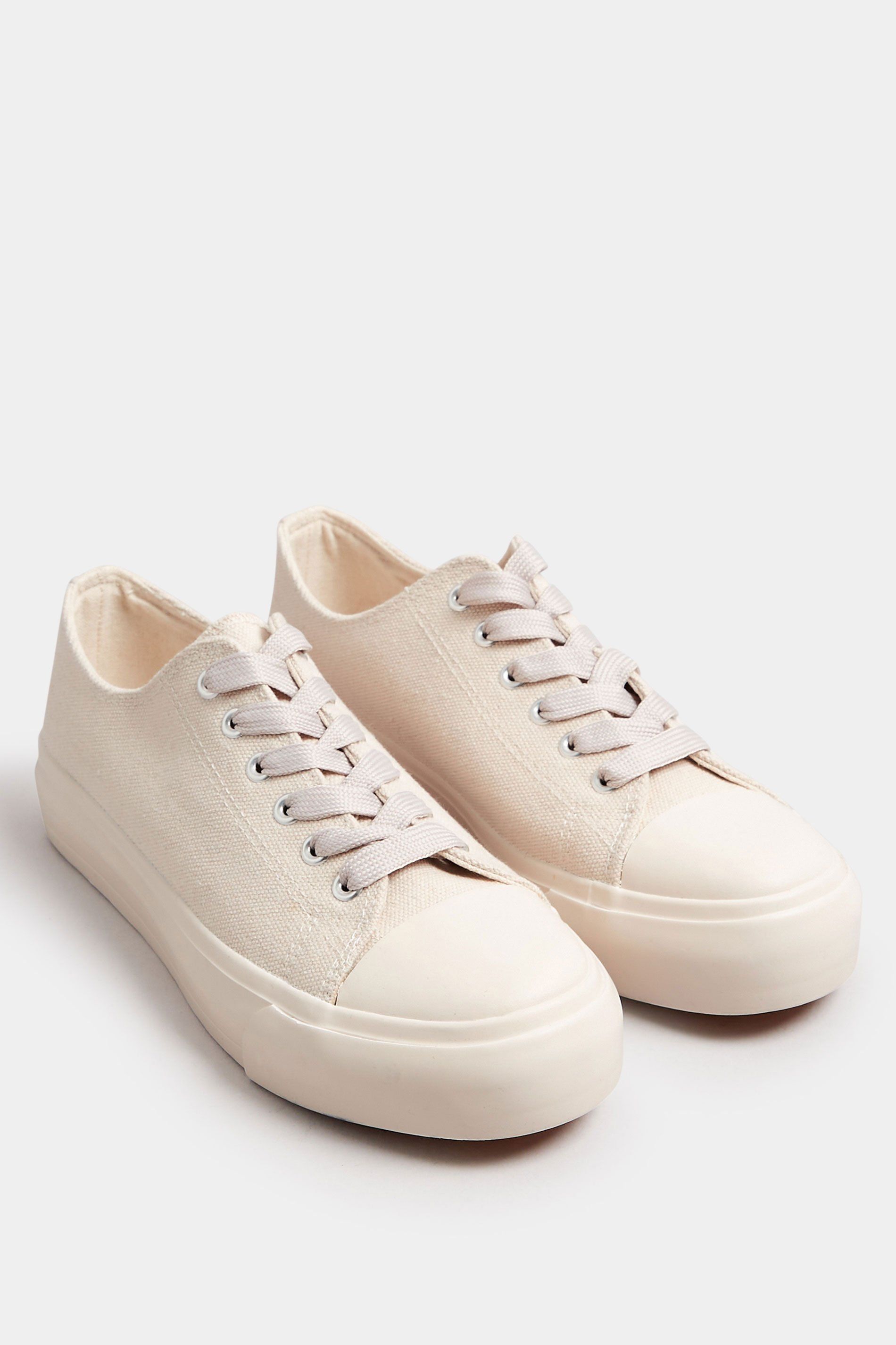 Yours Flat Canvas Trainers