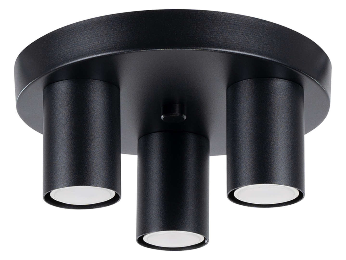 Lampa sufitowa Lagos 3-punktowa stalowa czarna