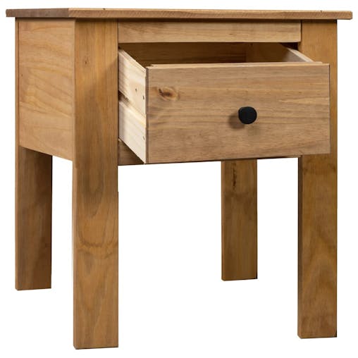 NNEVL Bedside Cabinet 46x40x57 cm Pine Panama Range