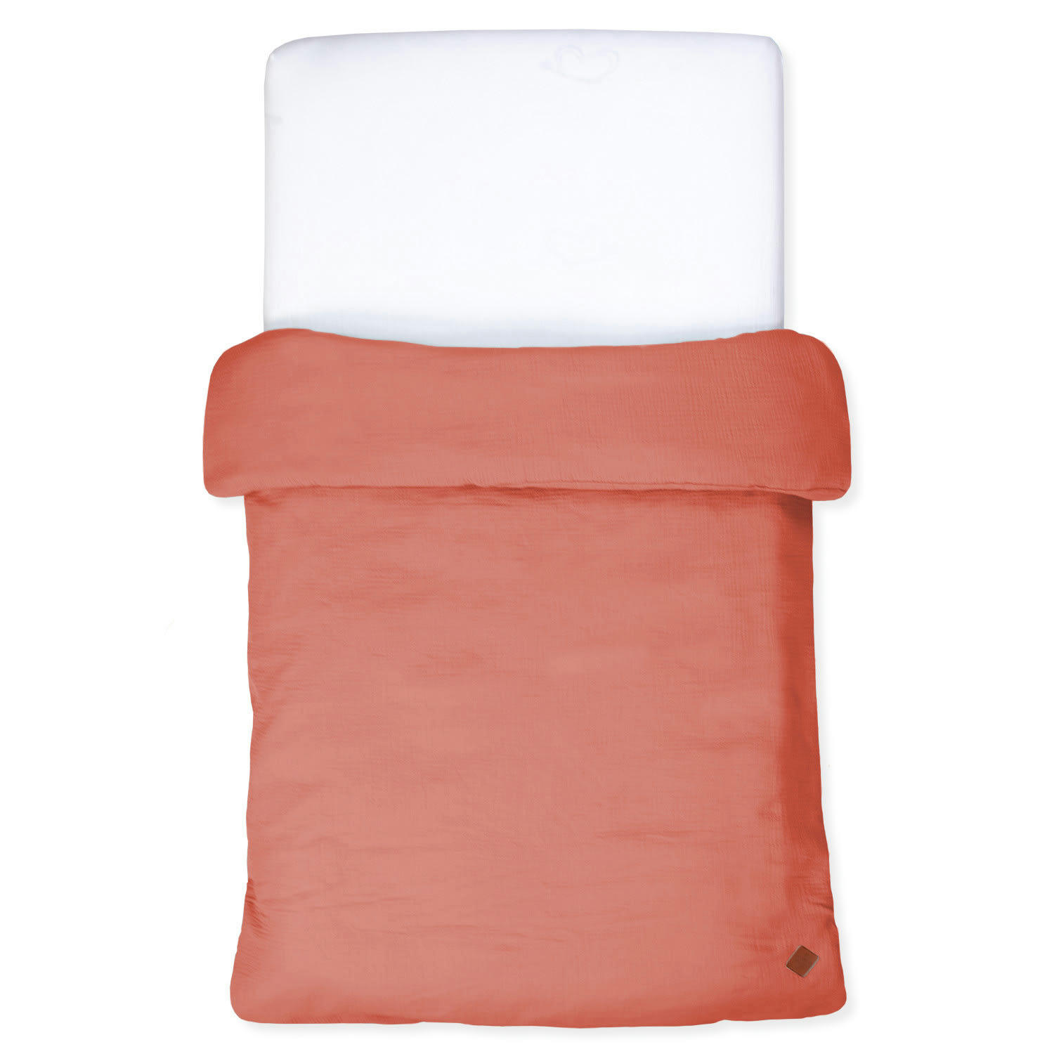 JEANNE - Housse de couette en gaze de coton  100x140cm