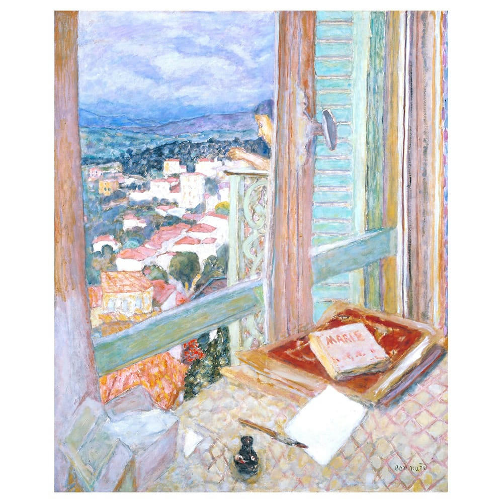 - Tableau impression sur toile La Fenêtre Pierre Bonnard 50x60cm