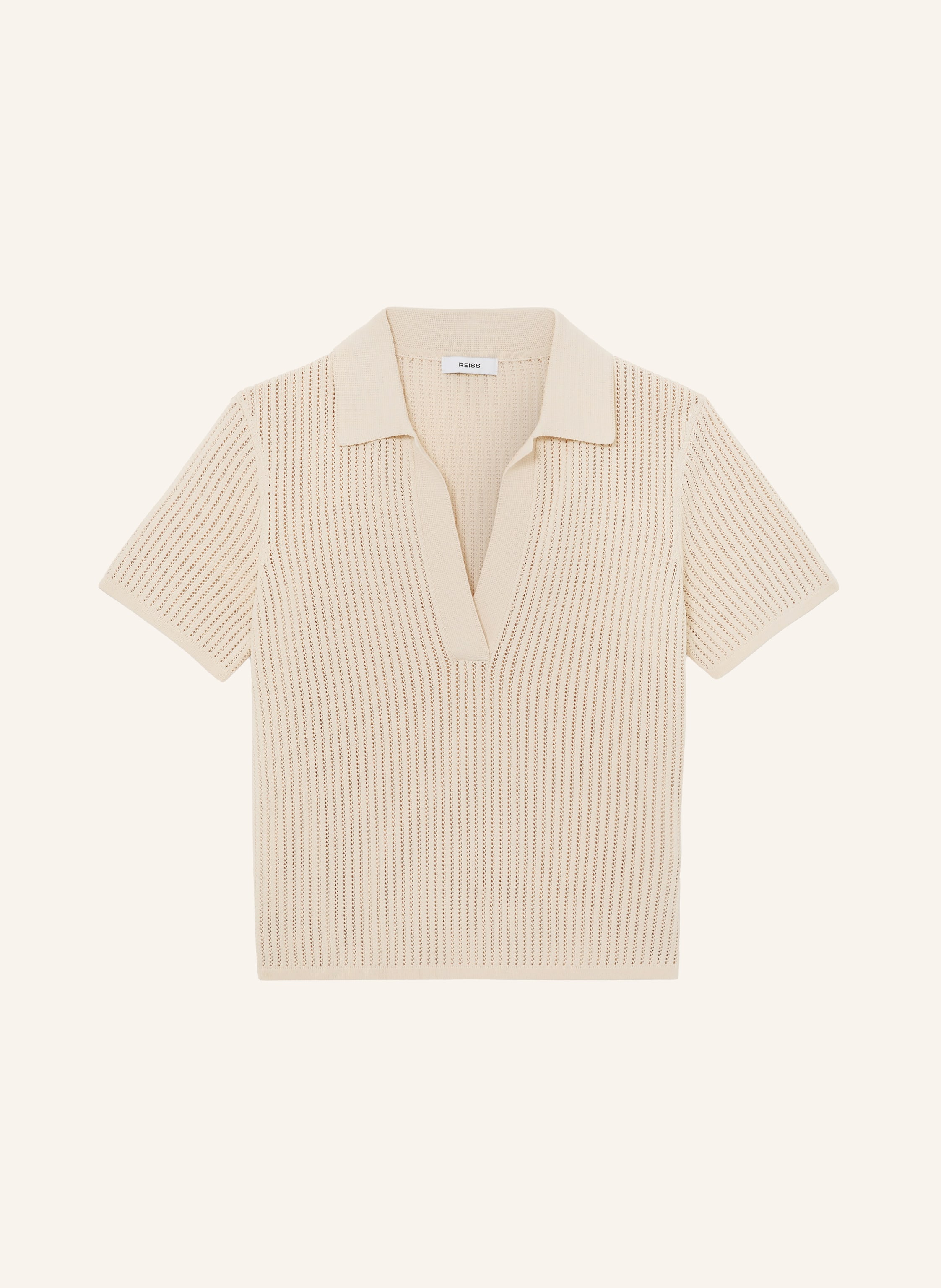 REISS Strick-Poloshirt