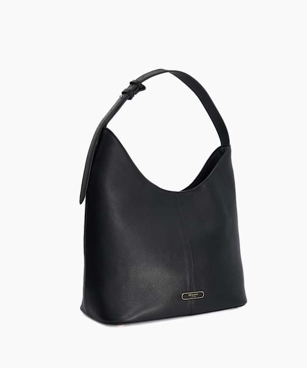 Delightfully Black - Leather Shoulder Bag