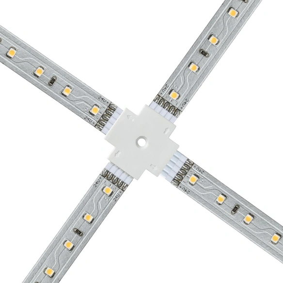 Verbindungselement, X-Connector, Kunststoff, weiß