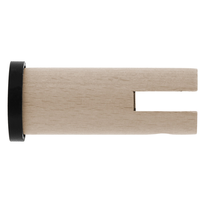 Embout de fermeture pour tringle en métal et bois Fendu Ø 28 mm 2 pièces MOBOIS