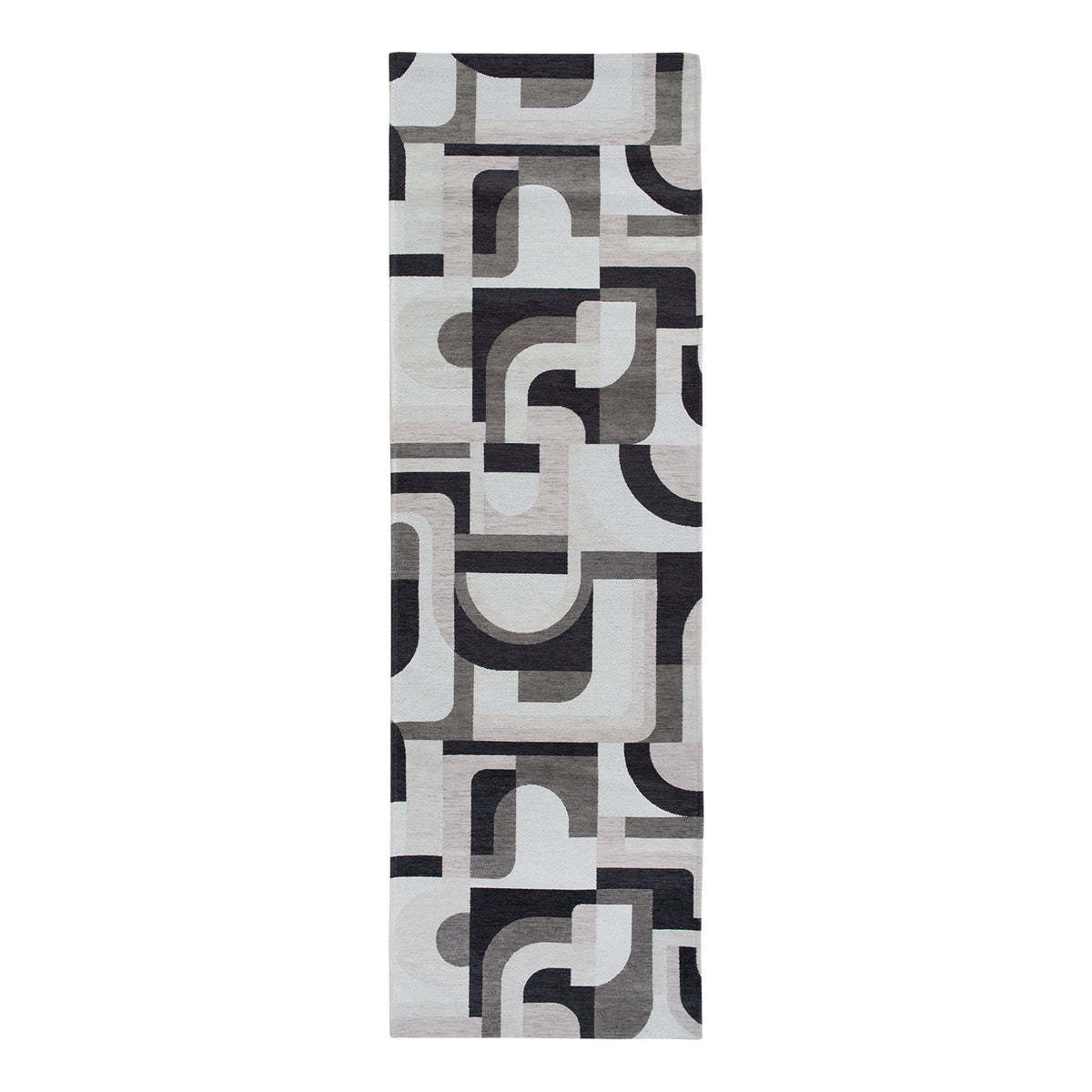 Louis De Poortere vloerkleed Saxon Beige - grijs - 80x250cm
