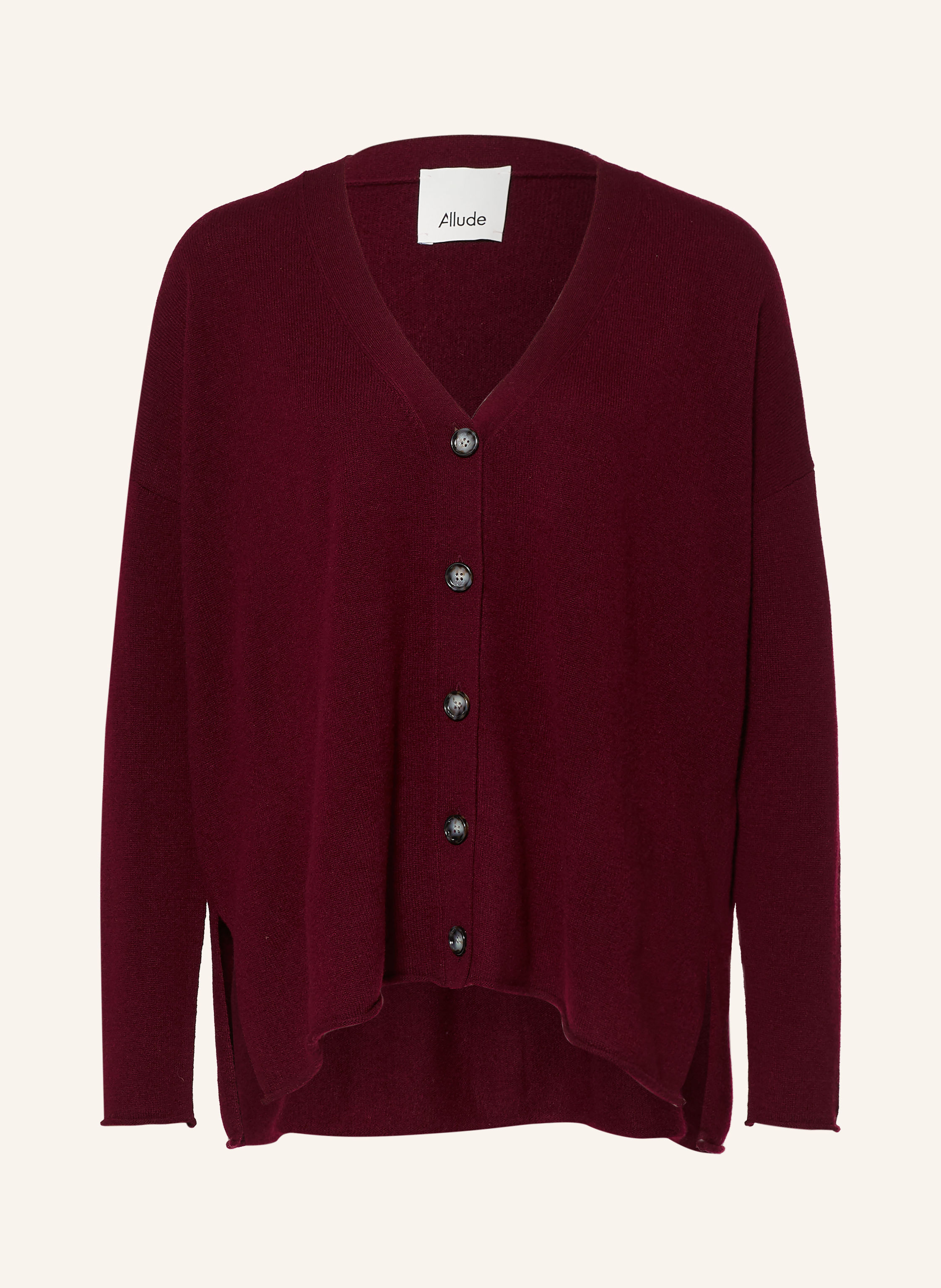 ALLUDE Oversized-Strickjacke aus Cashmere
