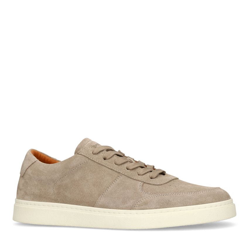Manfield Beige suède sneakers