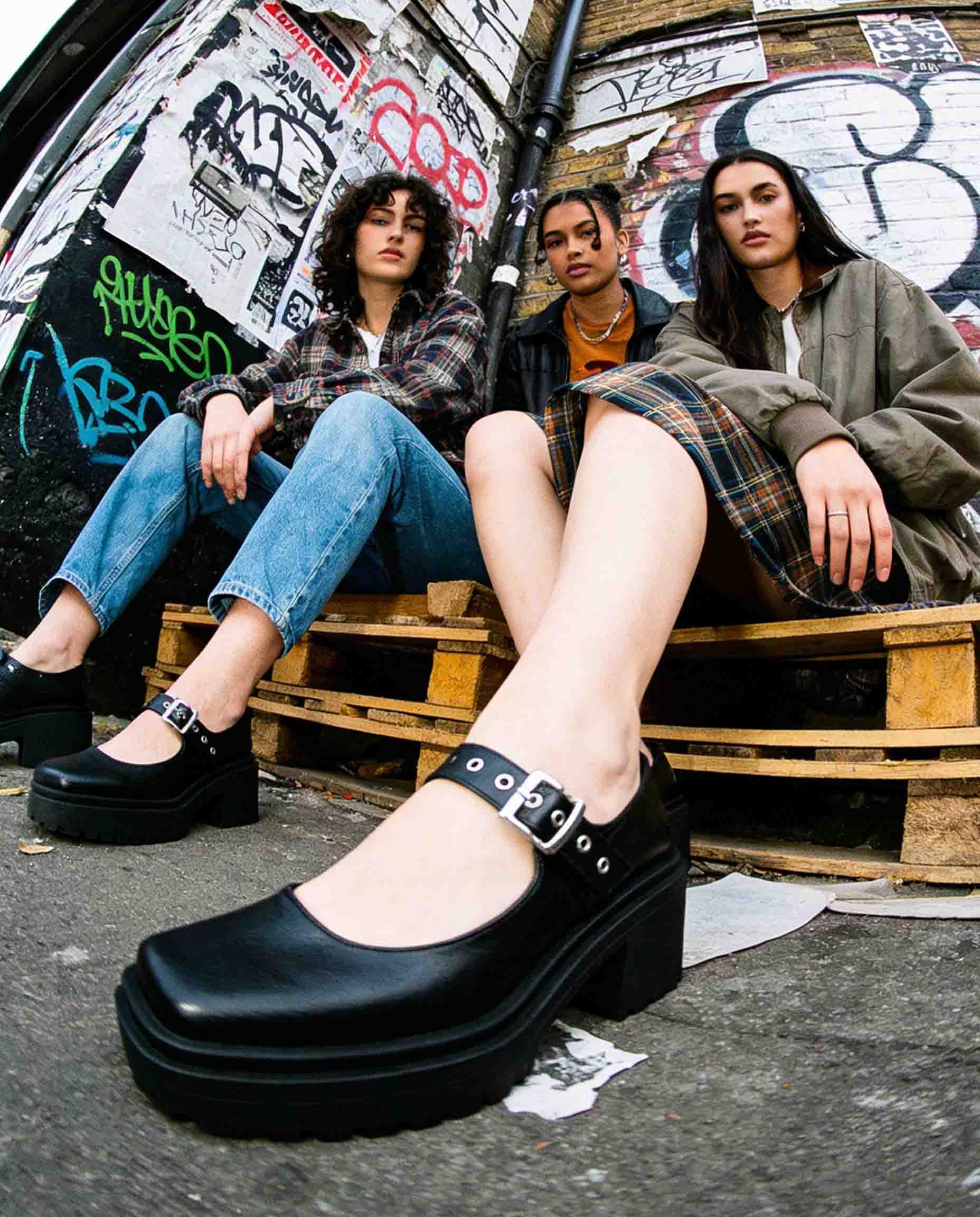 BOHEMA - Squared Pumps, ze skóry roślinnej, polska rodzinna marka