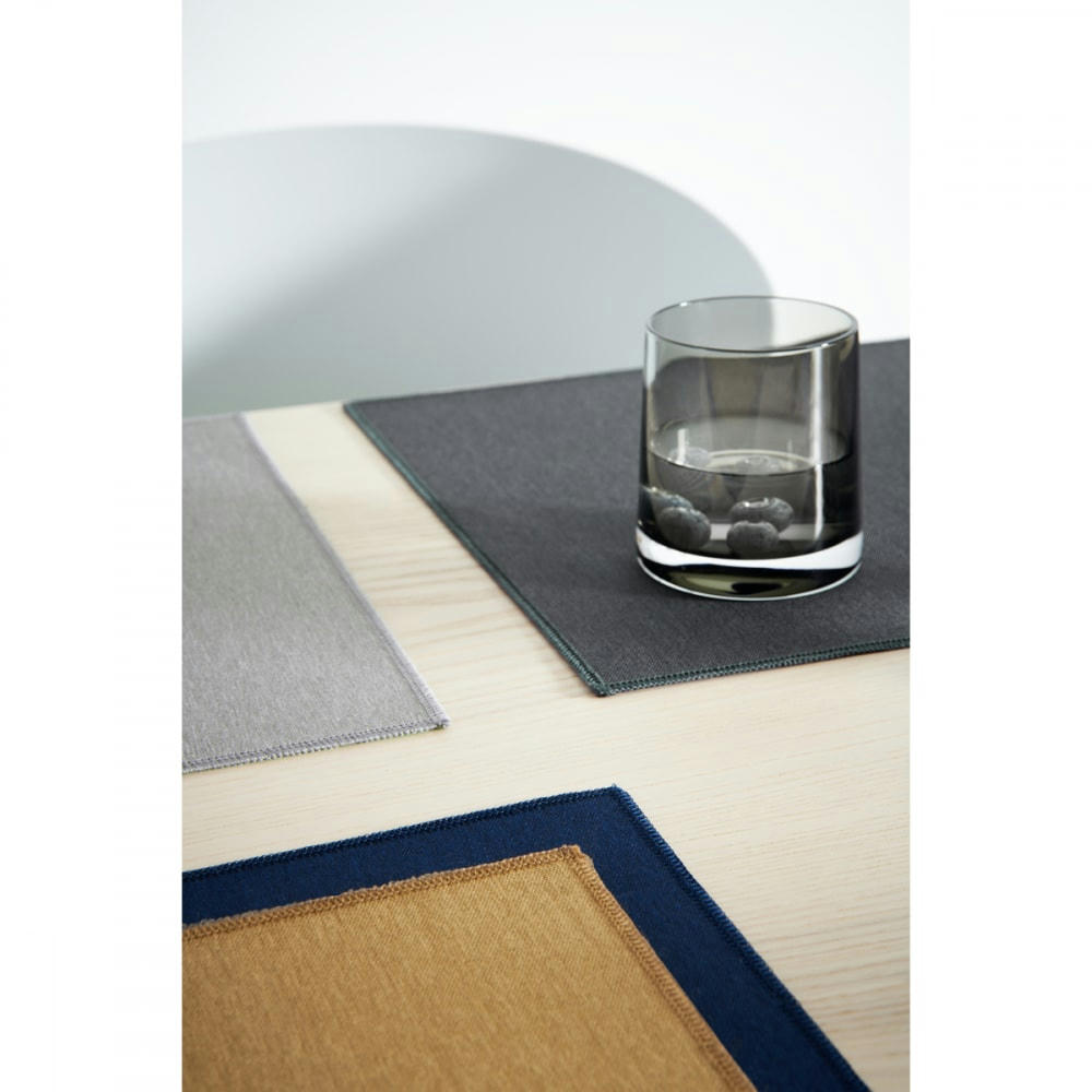 - Set de table en tissu polyester ardoise