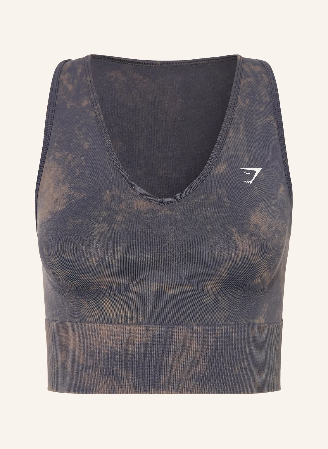 GYMSHARK Cropped-Top EVERYDAY SEAMLESS WASHED