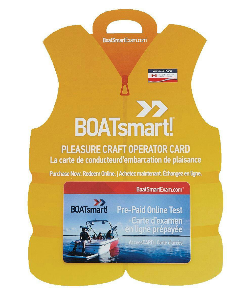 BOATsmart!® Pre-Paid Pleasure Craft Online Course &Exam Access Card for Boating License