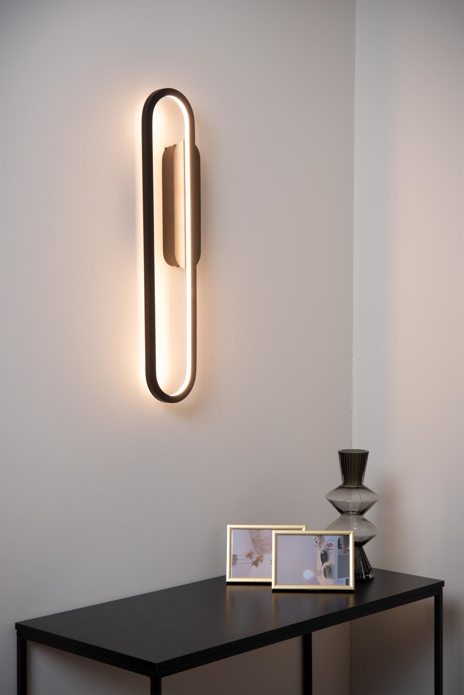 Lucide wandlamp THELMA - Geïntegreerde LED - Zwart