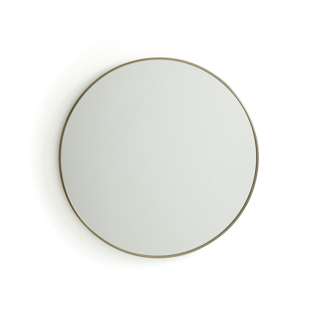 Miroir métal laiton vieilli Ø80 cm, Caligone