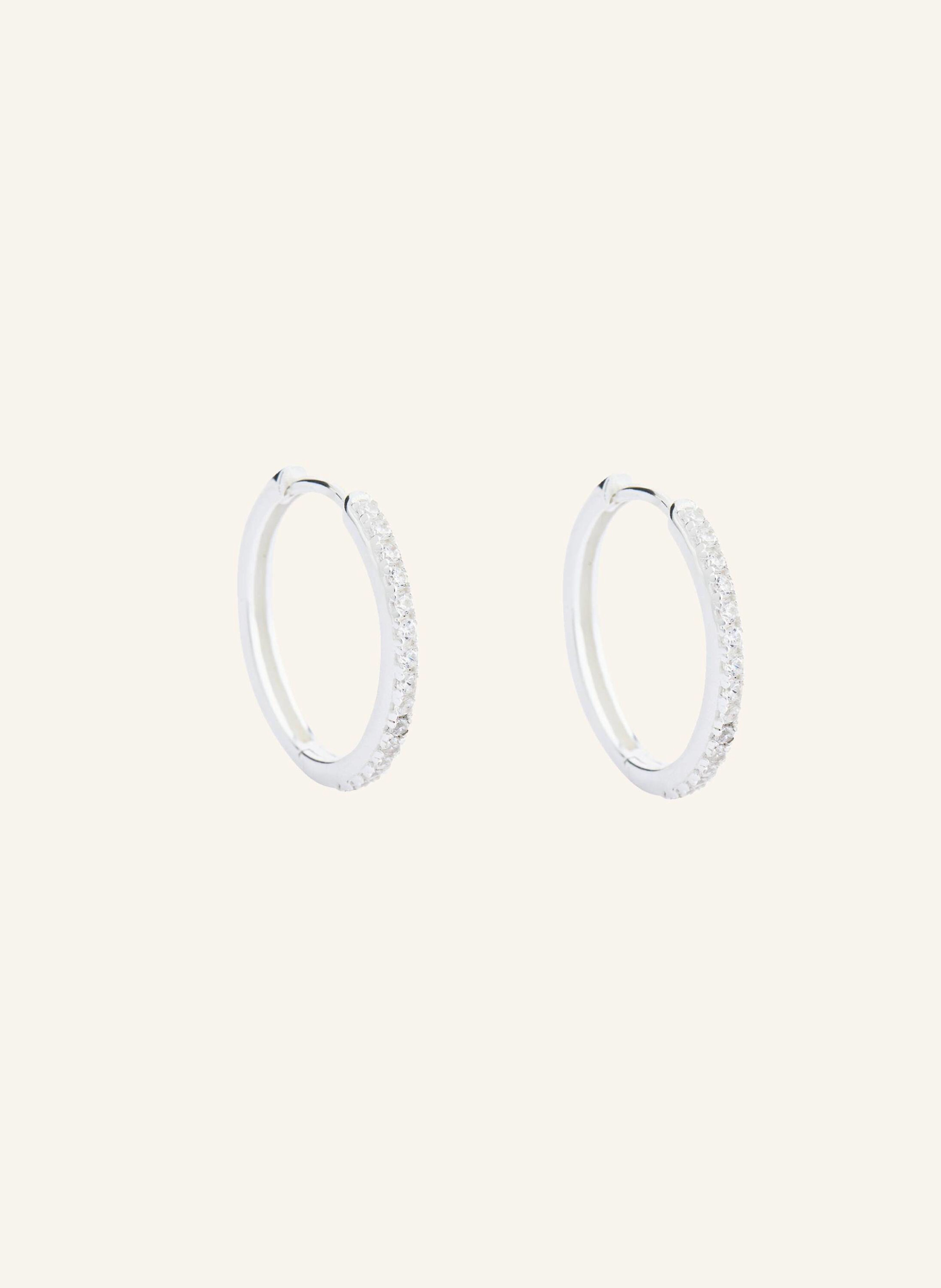 Pompidou Creolen LILLIAN SMALL PAVé by GLAMBOU