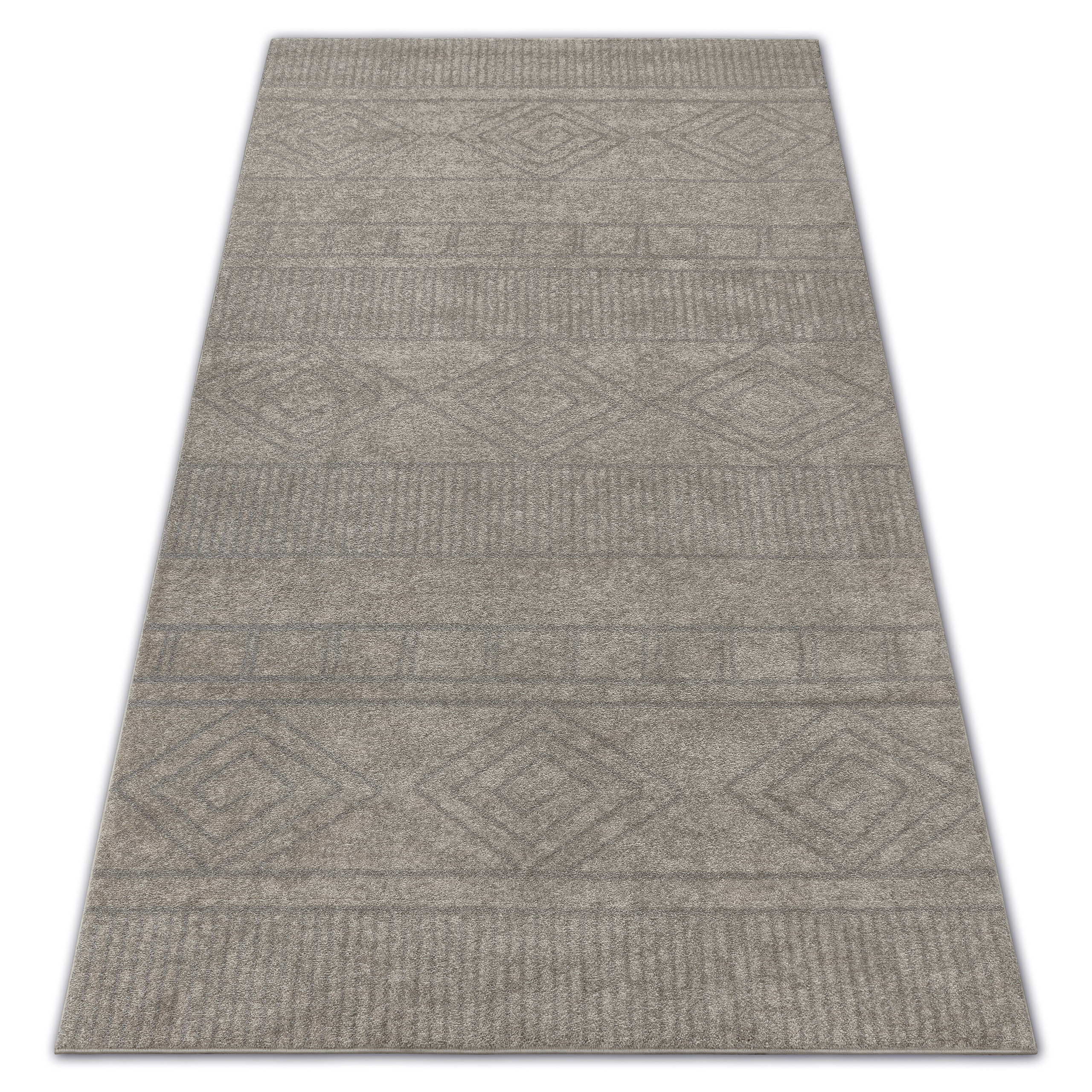 Dywan SOFT 8040 AZTECKI BOHO krem / jasny beż 120x170 cm