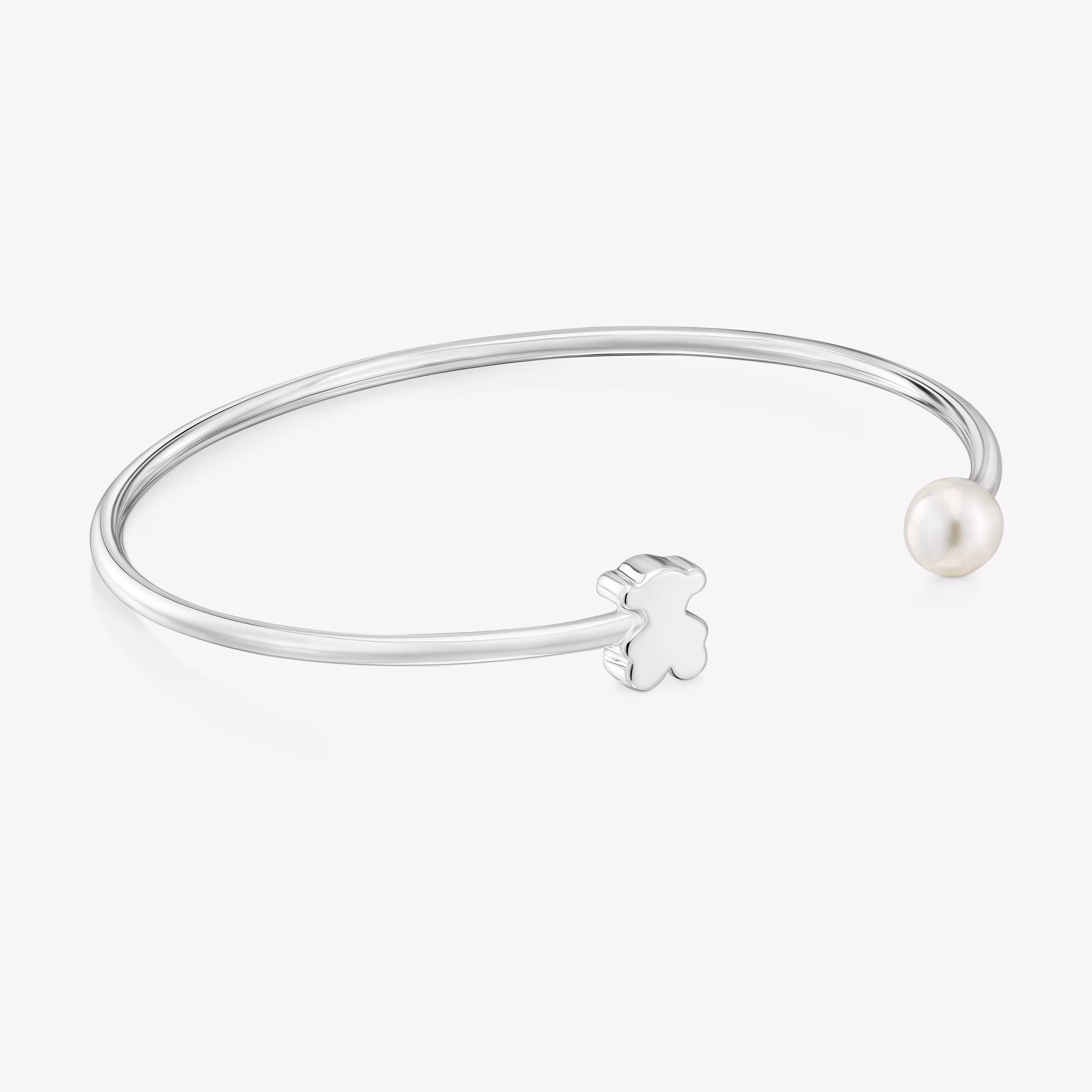 Pulsera esclava de plata con perla cultivada Sweet Dolls