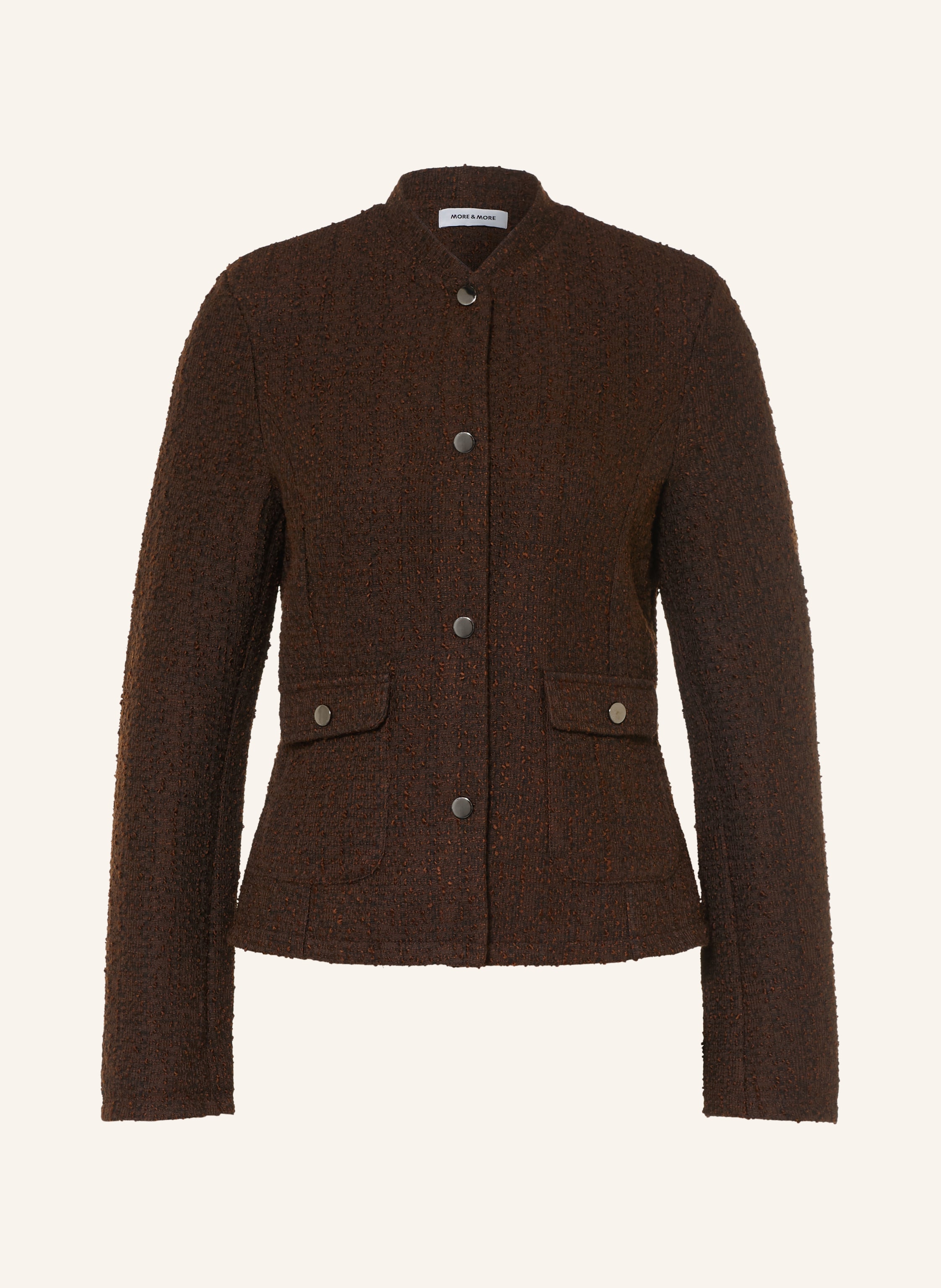 MORE & MORE Kastenjacke aus Bouclé