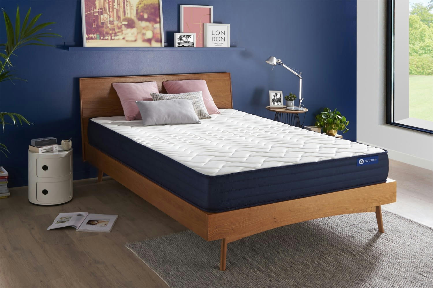ACTIFLEX LIFE - Matelas 160x200 cm Ressorts ensachés et mémoire de forme