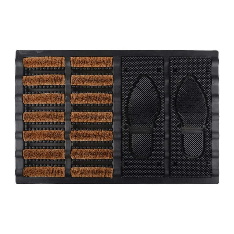 - Paillasson bi matière 40 x 60 cm