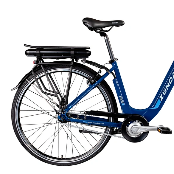 E-Bike City »Z600«, 28 Zoll, RH: 47 cm, 7-Gang, dunkelblau