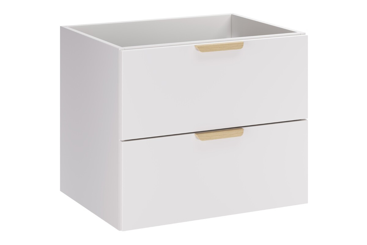 Szafka pod umywalkę 60cm 2 szuflady ASTER WHITE 82-60-46-2S