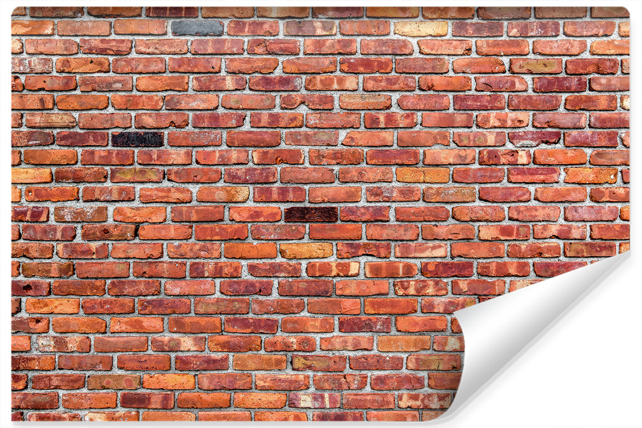 Fototapeta Modny Wzór CEGŁA Dekor Efekt 3D 90x60cm