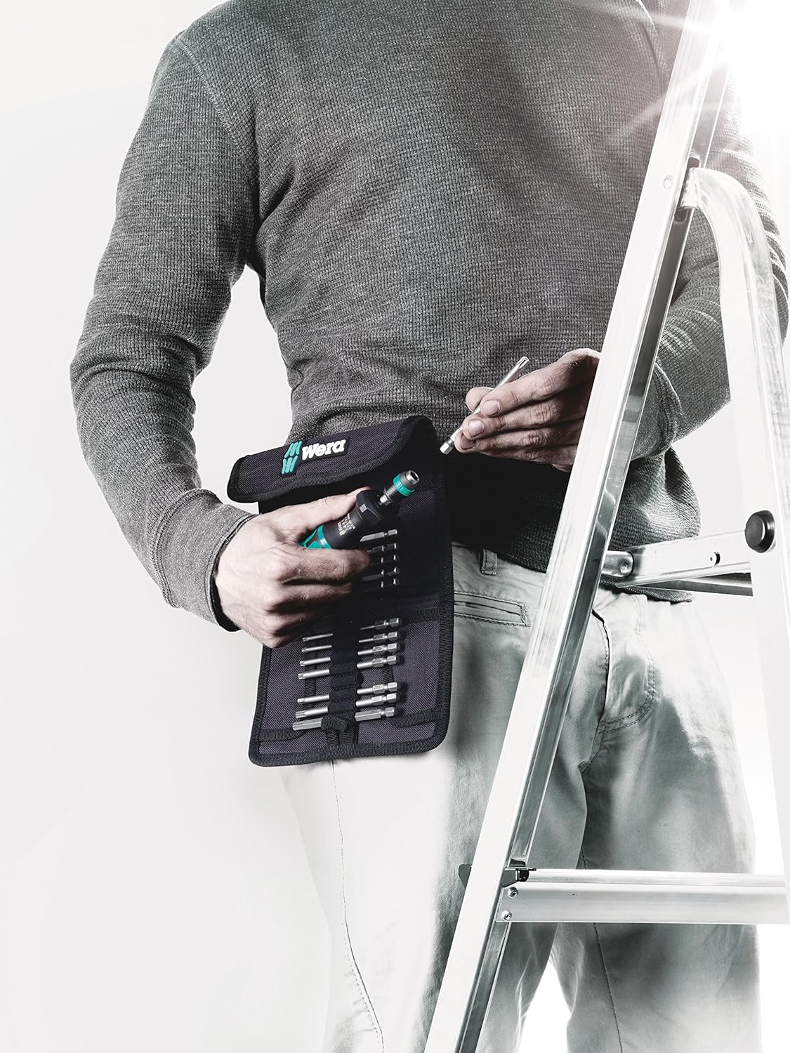 Wera Kraftform Kompakt 62 Bitholding Screwdriver and Pouch Set, 33-Pieces