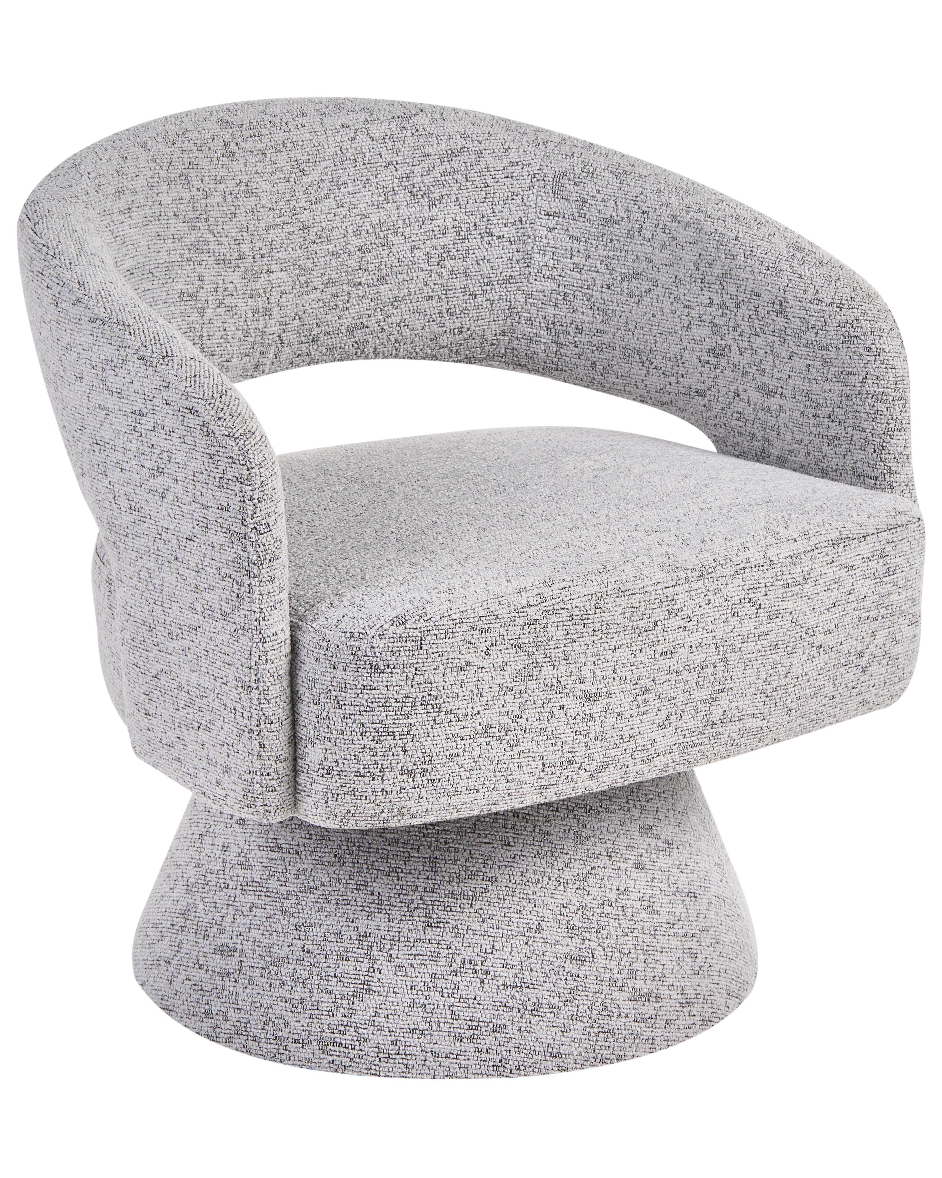 Swivel Armchair EIDAL Grey