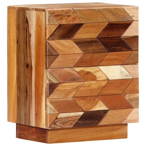 NNEVL Bedside Cabinet 40x30x50 cm Solid Reclaimed Wood